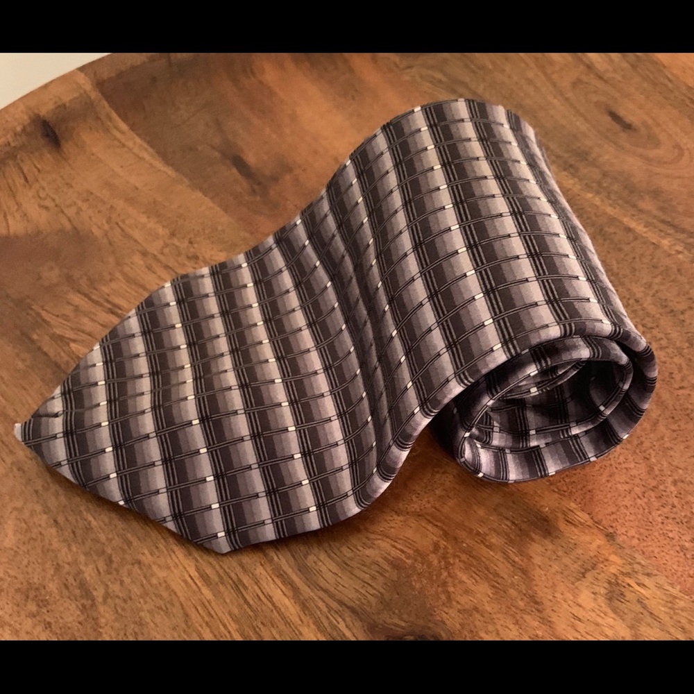 Bergamo New York Gray Neck Tie